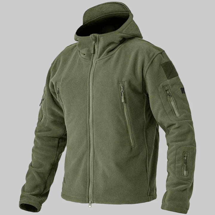 Men’s Wind-Resistant Outdoor Fleece Jacket – Rugged Everyday Layer