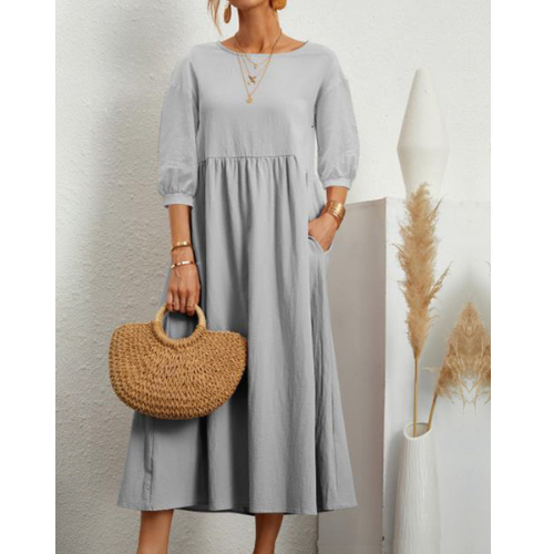 Isabelle – Women's Elegant Smocked Summer Dress | Midi