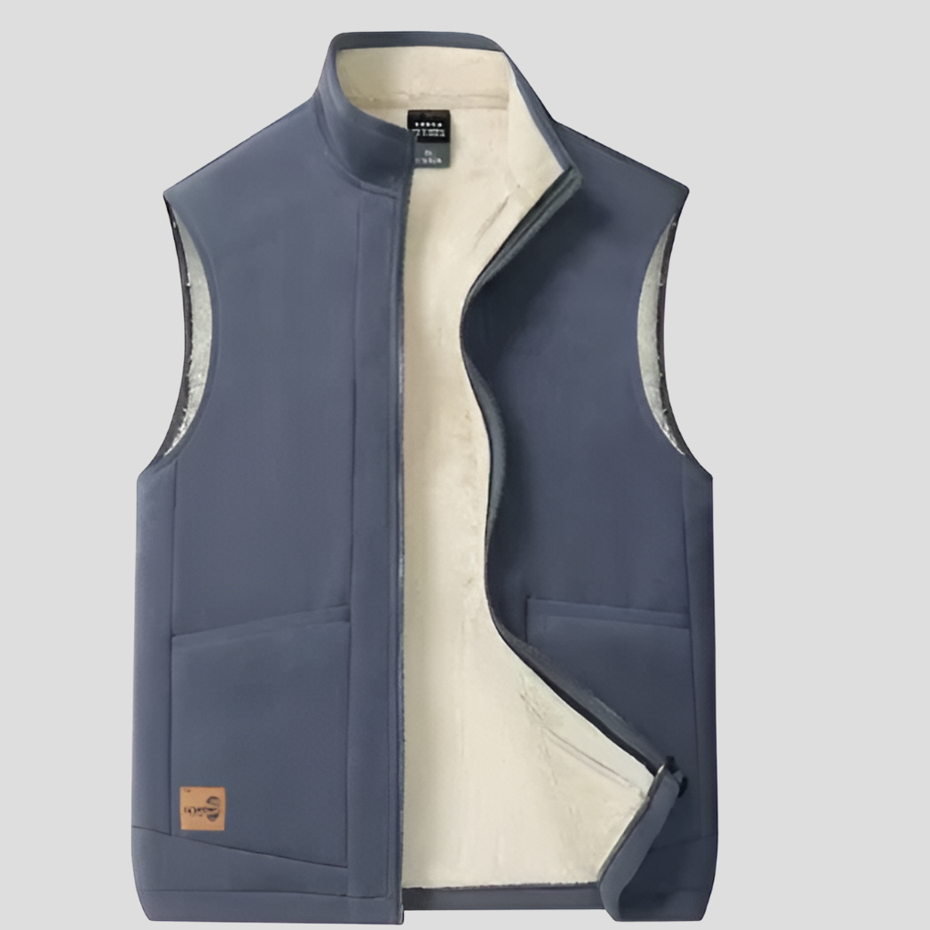 Men’s Lined Winter Vest – Warm and Stylish