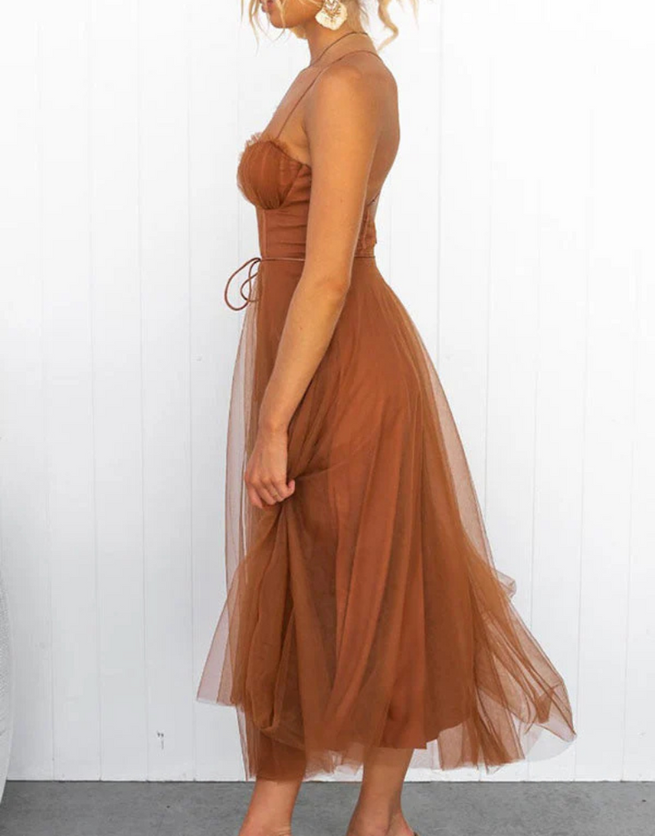 Women’s Lightweight Sleeveless Maxi Dress with V‑Neck