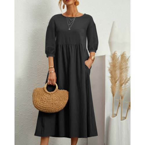 Isabelle – Women's Elegant Smocked Summer Dress | Midi