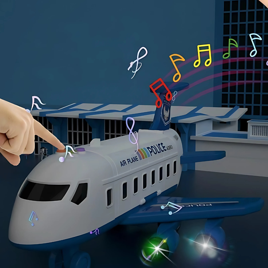 Deformable Storage Passenger Plane Toy