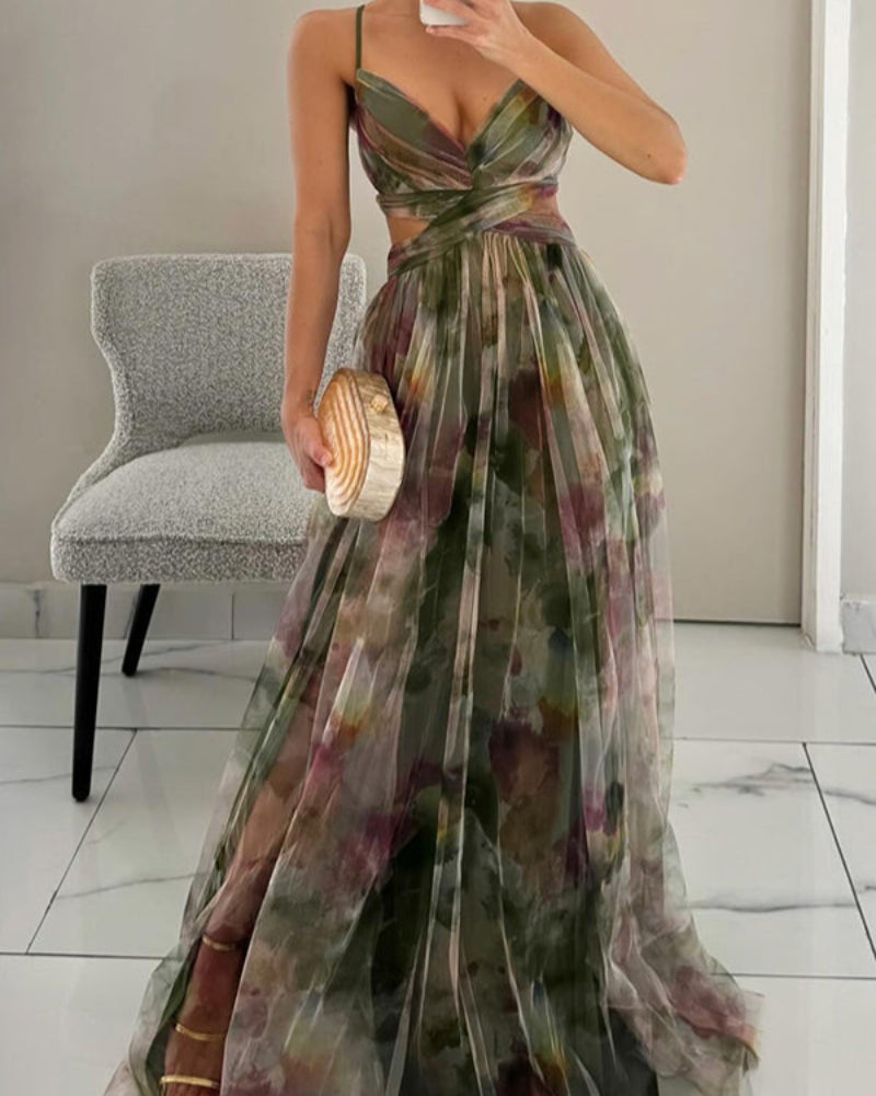 Women’s Sexy Hollow Out Maxi Dress