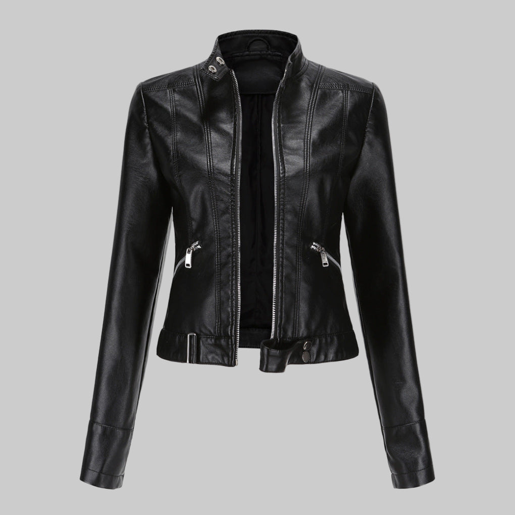 Women’s Leather Jacket – Elegant Outerwear Statement