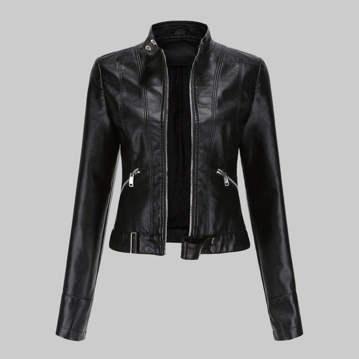 Women’s Leather Jacket – Elegant Outerwear Statement