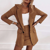Two-Piece Blazer Set with Mini Dress