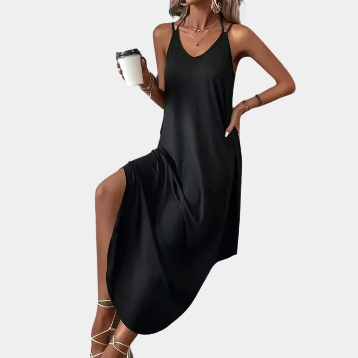 V-Neck Cami Dress