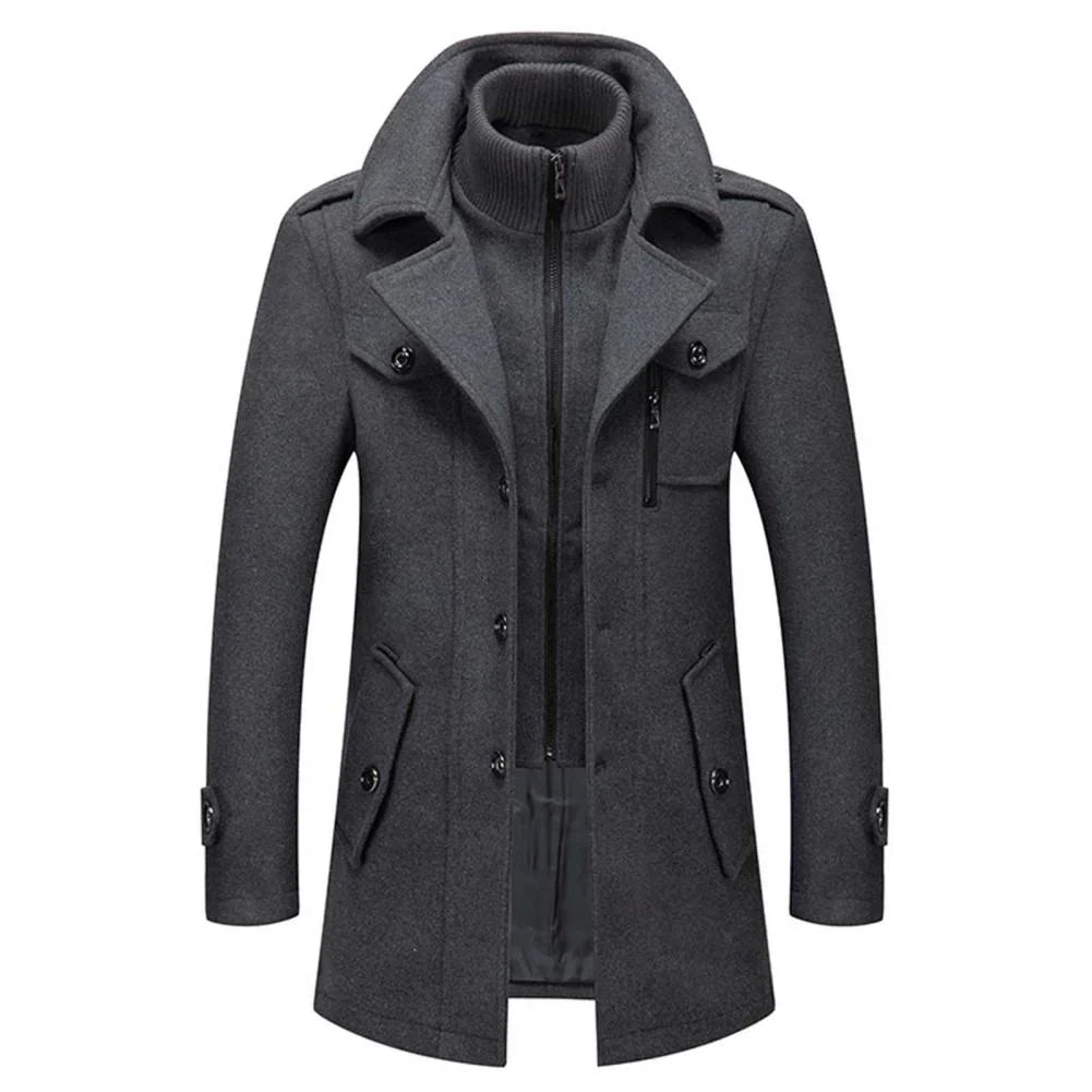 Two-Piece Winter Coat for Men: Warmth and Style Combined