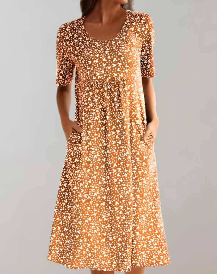 Women’s Lightweight V Neck Casual Dress