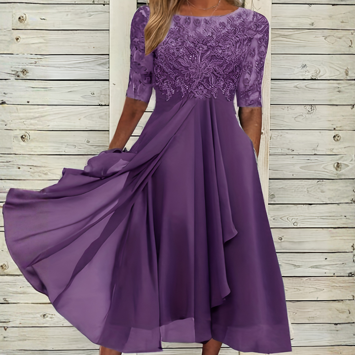 Women’s Maxi Dress with Lace