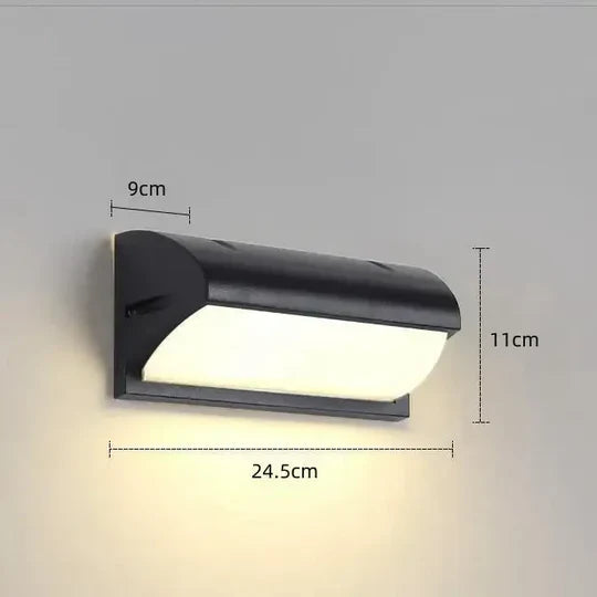 LED Outdoor Wall Lamp with Motion Sensor Smart Lighting