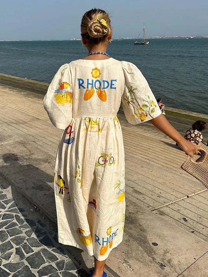 Elsiea – Women's Patterned Summer Dress